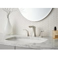 thumbnail image 4 of Delta Tesla Two Handle Widespread Bathroom Faucet - Metal Pop-Up, Chrome, 4 of 7