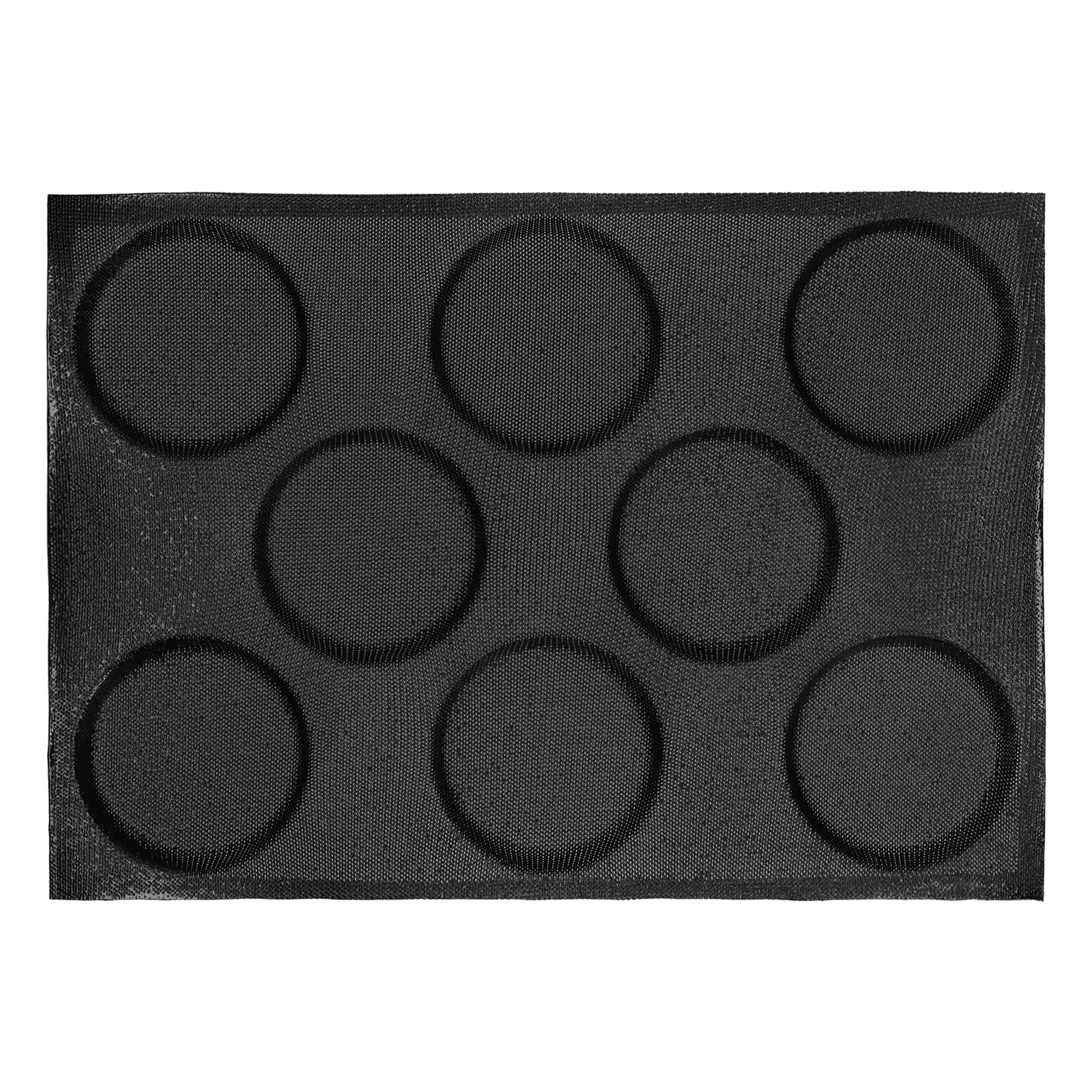 Hamburger Bun Pan Silicone Washable Hamburger Baking Pan with Hole