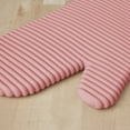 thumbnail image 4 of KitchenAid Ribbed Soft Silicone Oven Mitt 2-Pack Set, Dried Rose, 7.5"x13", 4 of 6