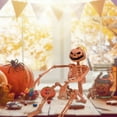 thumbnail image 5 of Home Decoration 2pc Small Halloween Skeleton Statues Perfect For Scary Party Decorations And DIY Outdoor House House Props, 5 of 5