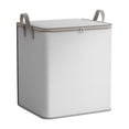 thumbnail image 2 of Large Collapsible Storage Bins with Lids,Linen Fabric Foldable Storage Boxes Organizer Containers Baskets Cube with Cover for Home Bedroom Closet Office Nursery, 2 of 2