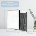 thumbnail image 3 of LEEYNEER MA-25 H13 HEPA Replacement Filters for Air Purifier Filter 2 Pcs True, 3 of 6