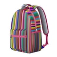 thumbnail image 2 of Geometric Shapes Texture Print Laptop Backpack for College Students, Stylish Bookbag for School and Work, Durable Daypack with Organizer, Ideal Gift Idea, 2 of 6