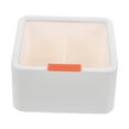 thumbnail image 4 of LEORX cotton makeup organizer Cotton Pad Holder White Moistureproof Storage for Dresser 1Set, 4 of 8