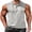 Light Grey, variant on COOFANDY Mens Sleeveless Cotton Hoodies Workout Muscle Cut Off Tank Top Gym Bodybuilding Shirts Boxing T Shirt