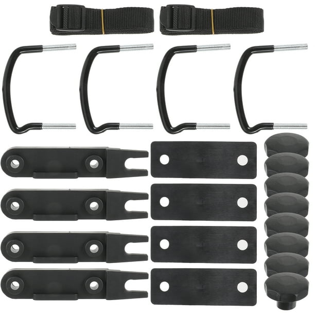 FELTECHELECTR 1 juego de pernos para portaequipajes de techo plano, abrazadera para portaequipajes de techo plano
