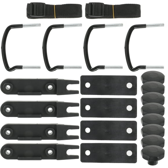 1 Set Roof Rack Mounting Bracket U Bracket Cargo Carrier Rack Bolt Accessory