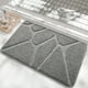 thumbnail image 2 of Alfombrilla de baño - Alfombra absorbente antideslizante para la entrada del baño o dormitorio, poliéster suave, lavable, secado rápido, diseño decorativo, cómoda y segura., 2 of 6