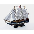 thumbnail image 1 of Barco modelo a escala USS Constitution de madera, 10.0 in (marrón), 1 of 2
