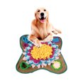 thumbnail image 5 of Alfombrillas de alimentación para perros y mascotas, almohadilla para olfatear cachorros, juguetes de rompecabezas interactivos para perros y gatos para estimular múltiples razas (naranja), 5 of 5