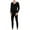 Black, variant on Men's Thermal Underwear Men's Fall Clothing Soft Men's Thermal Tops and Bottoms Sets Lined Base Layers Men's Winter