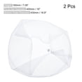 thumbnail image 2 of Uxcell 400mm 16 Inch Washable Dustproof Mesh Guard Net Fan Dust Cover White 2 Pack, 2 of 6