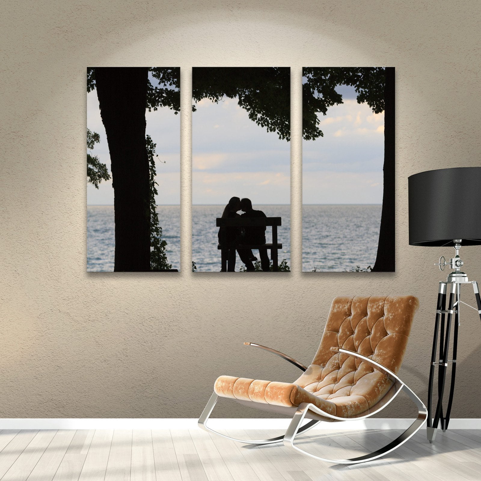 Cody York "Silhouette" Floater-Framed Gallery-Wrapped Canvas