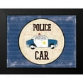 thumbnail image 2 of Grey, Jace 14x12 Black Modern Framed Museum Art Print Titled - Police Car Blues, 2 of 5