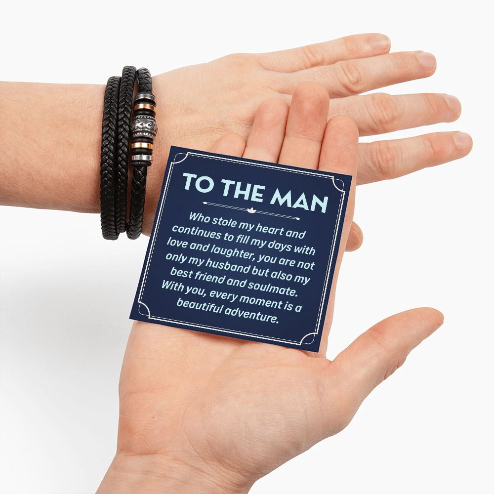 To My Husband To the Man Who Stole Love You Forever Bracelet
