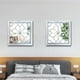 thumbnail image 5 of Espejo de pared Wocred Rustic Farmhouse blanco 30 x 30 cm (2 unidades), 5 of 7