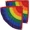 2' x 2' Ruffle Corner Rainbow Bunting (2 PC), variant on In the Breeze 3687 — Pleated Fan Rainbow Bunting, 4' x 2' — Vibrant Pride Decoration