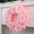 thumbnail image 6 of 2PCS Christmas Wreath for Front Door Christmas Door Wreath, Festive Holiday Decor Faux Sakura Winter Frosted Flower Wreath for Indoor Christmas and Wedding Decor 12 Inch/30 cm, 6 of 11