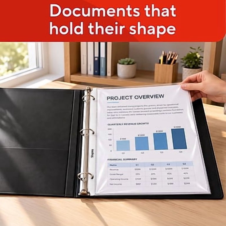 Staples Heavyweight Sheet Protectors, 50 Count photo 6