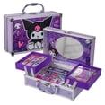 thumbnail image 1 of Cosmetic Tin Case Kuromi con Sombras, Brillos Labiales y Esmaltes de Uñas, Estuche con Espejo para Niñas - MAKEUPERIA, 1 of 5