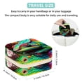 thumbnail image 5 of Chameleon Travel Portable Square Jewelry Box Earring Necklace Bracelet Holder Organizer Display Case Stand Decorative Box Storage Box, 5 of 6