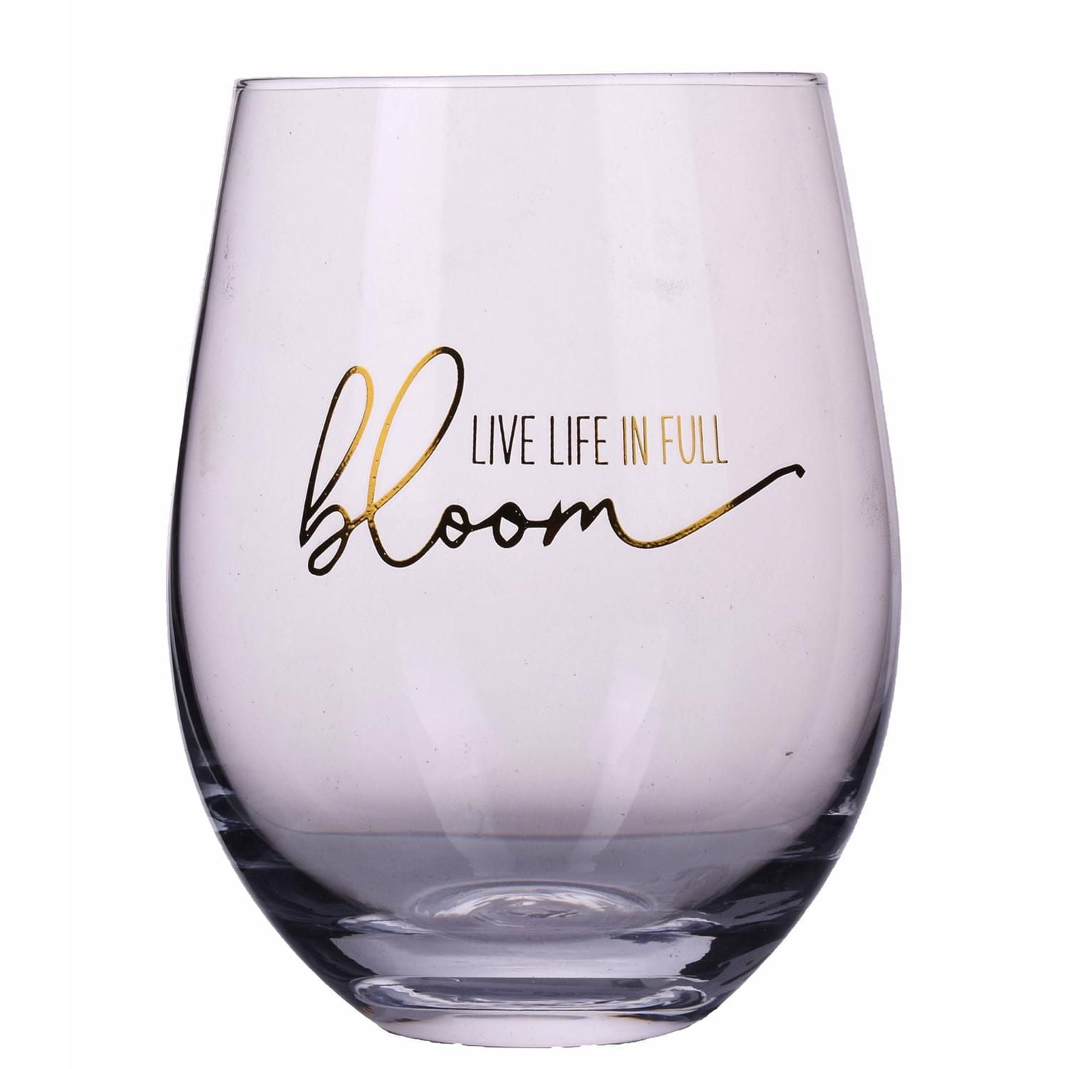 Brillant design verre à vin clair sans tige/verre à vin sans tige polyvalent