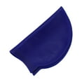 thumbnail image 3 of Gorros de natación de silicona Uxcell unisex, gorros de piscina antideslizantes, impermeables y elásticos, color azul oscuro, 3 of 6
