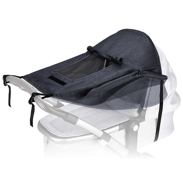 Sun Sail Para Cochecitos Universal Cochecito Cubierta De Protección Solar Cochecito Cubierta Solar Con Ventana De Visualización Y Alas Anchas De Sombra seitruly BA001188-02