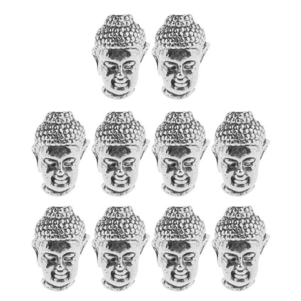 10pcs Colgantes Colgante de Buda para Tiradores de Cremallera Decoración de Vestuario DIY Astilla