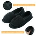 Diabetic Slippers for Women Memory Foam Arthritis Edema Adjustable Open Toe Swollen Feet House