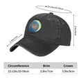 thumbnail image 6 of Mens Baseball Cap, Outdoor Casual Sports Cap Classic Curved Brim Hat - Adjustable Cowboy Hat, Aquarius Zodiac- Black, 6 of 8