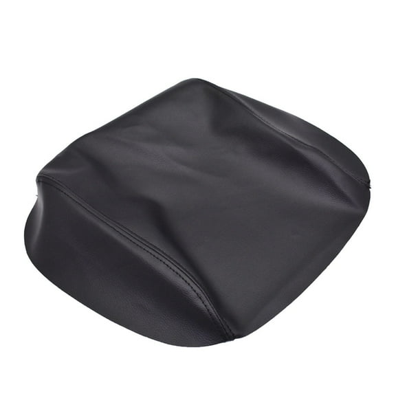 Leather Center Console Lid Armrest Cover Black Fit for 2009-2015 Honda Pilot