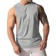 thumbnail image 4 of Men's Tank Top Muscle Men's Sports Casual Solid Color Men's Sleeveless Sweetheart T-shirtXL, 4 of 5