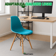 thumbnail image 4 of Silla Eames INMATMEX Azul 5 pz Minimalista Plástico con patas de madera, 4 of 9