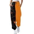 thumbnail image 1 of Women's Casual Halloween Print Sweatpants with Drawstring Waist for Comfortable Wear, 1 of 5