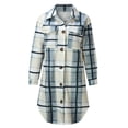 thumbnail image 4 of UPPADA Winter Coat Women's Thickened Overcoat Plus Size Wool Liner Sherpa Denim Coats Warm Thicken Parka Jacket with Fur Hood Abrigos de Mujer, 4 of 5