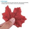 thumbnail image 4 of Uxcell Artificial Leaves Mixed Fall Maple Autumn Fake Leaf Decoration, 8 Assorted Color 400 Pack, 4 of 5