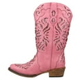 thumbnail image 3 of Roper Womens Riley Glitz Tooled Inlay Snip Toe Cowboy Mid Calf Boots, 3 of 5