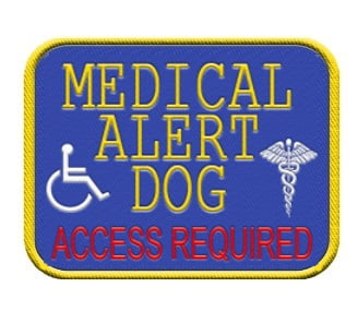 medical alert dog vest