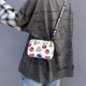 thumbnail image 4 of Bolsa Bolso bandolera de equipaje de moda Bolsos de hombro de dibujos animados de cuero para mujer (Blanco) JShteea Para Estrenar, 4 of 7