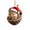 X, variant on Qwtwty Christmas Decorations Hanging Ornaments, Cute Acrylic Pinecone Shaped Shatterproof Decorative Hanging Pendants for Xmas Tree Decor