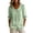 Mint Green, variant on Women's Cardigan Tops Short Sleeve Peter Pan Collar Button Front Loose Fit Summer Jackets Solid Color Lightweight Breathable Layering Blouses