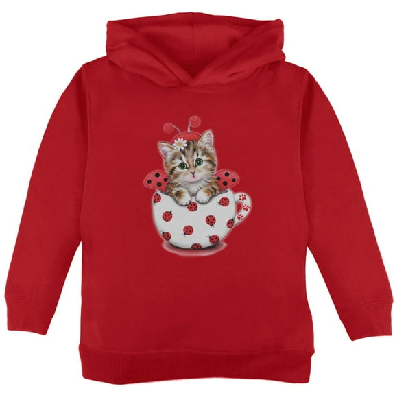 Cat Ladybug Toddler Hoodie