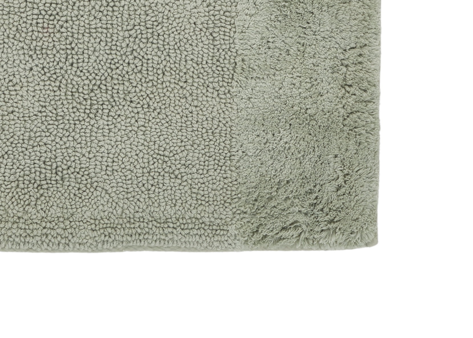 Better Trends 2 Piece Bathroom Rug Set, 100% Cotton, Extra Soft Tufted Bath Mat, Water Absorbent & Non Slip Bath Rug, (Dark Sage) Granada Collection