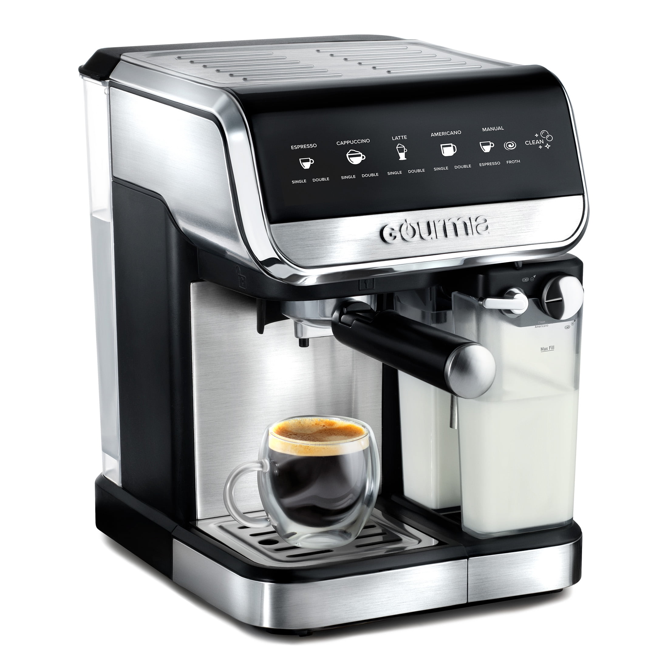 Coffee Machine, Gourmia GKCP135 Manual Coffee Brewer Single Serve