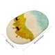 thumbnail image 3 of Felpuda de entrada absorbente de agua • Alfombra de lana de oveja sintética de estilo cremoso • Respaldo de goma antideslizante • Poliéster suave y mullido • Multicolor moderno 16x24 in • Lavable a, 3 of 6