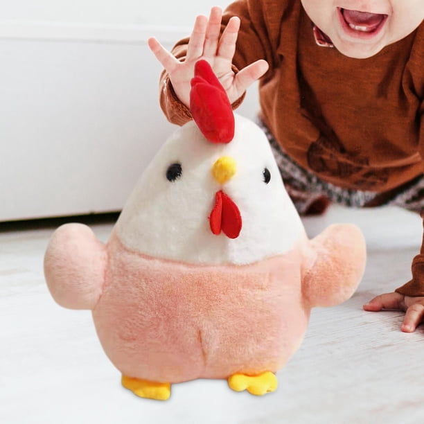 Peluche Gallo Suave – 15x15x22 Cm – Algodón PP – Juguete Abrazable Y Coleccionable – Regalo Para Niños