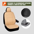 thumbnail image 5 of Ozark Trail Truck Heavy Duty Seat Covers 2 pack, Khaki, 5 of 8