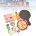 thumbnail image 1 of Pizza Play Food Set, Wooden Exquisite Pizza Toy  For Kids For Room Decoration, 1 of 8