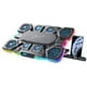 thumbnail image 1 of Base Enfriadora BALAM RUSH EOLOX CRYOTECH EF780 Laptop 17 pulgadas 8 Fan, 1 of 5